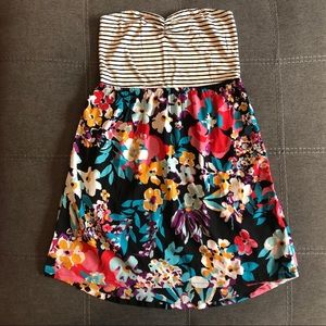 Roxy Strapless Casual Dress